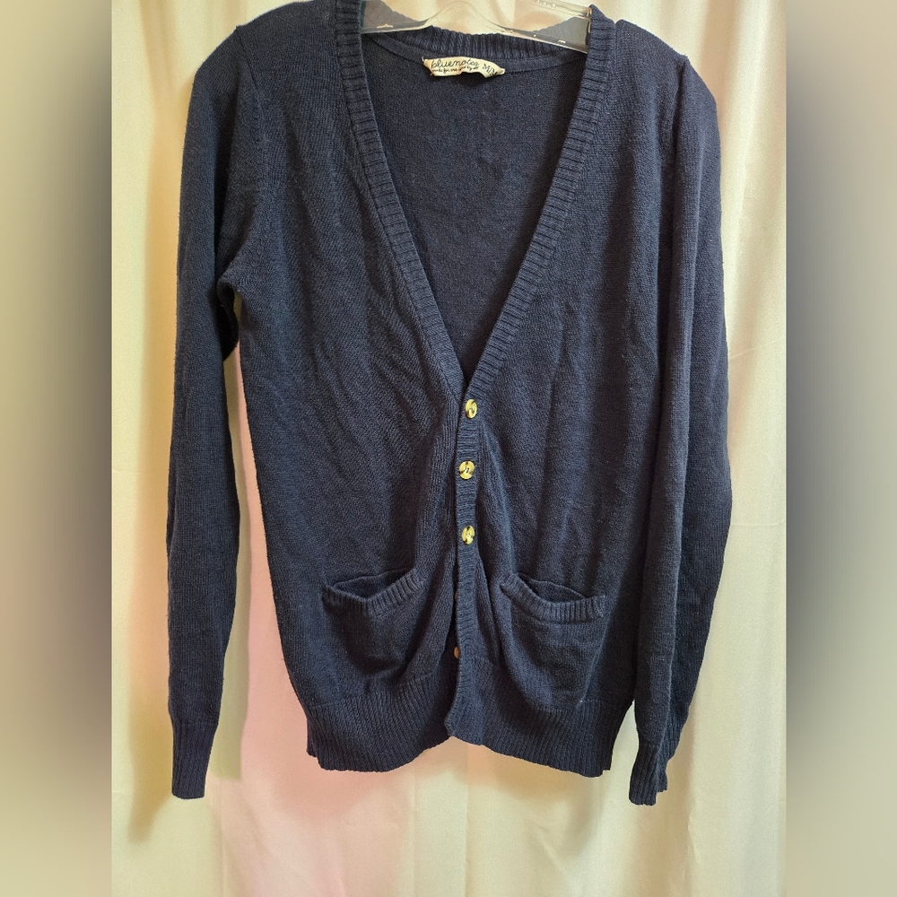 Bluenotes Women's Navy Cardigan